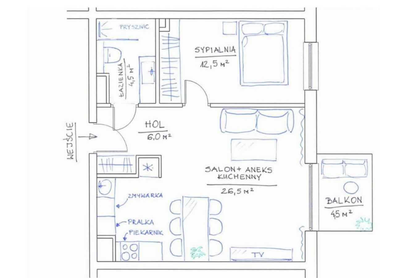 Silk Apartment - Netflix - Parking Štetín Exteriér fotografie
